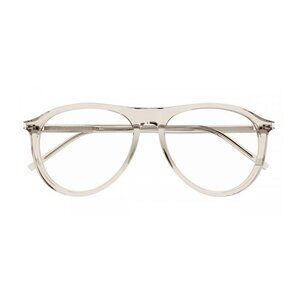 NEW SAINT LAURENT SL667 OPT 003 AVIATOR CLEAR FRAME EYEGLASSES SAINT LAURENT